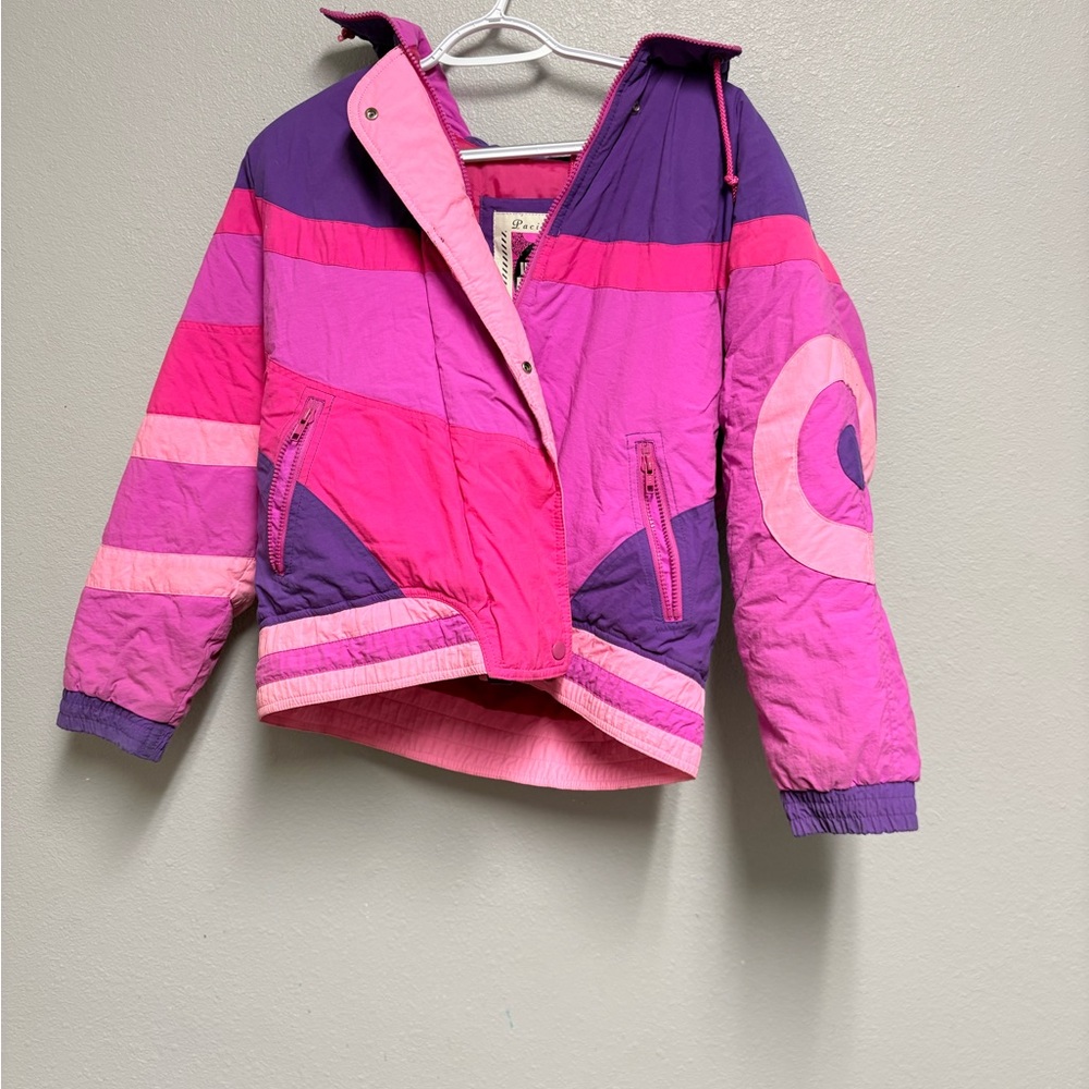 Pacific Trail Pink and Purple Kids Puffer Jacket